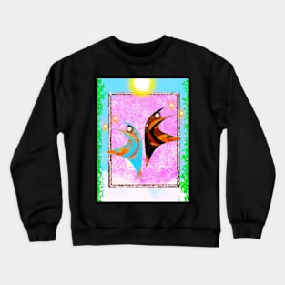 Demon Abstract Art Crewneck Sweatshirt